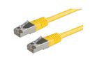 VALUE Patchkabel Cat.6 (Class E) S/FTP (PiMF), geel, 10 m