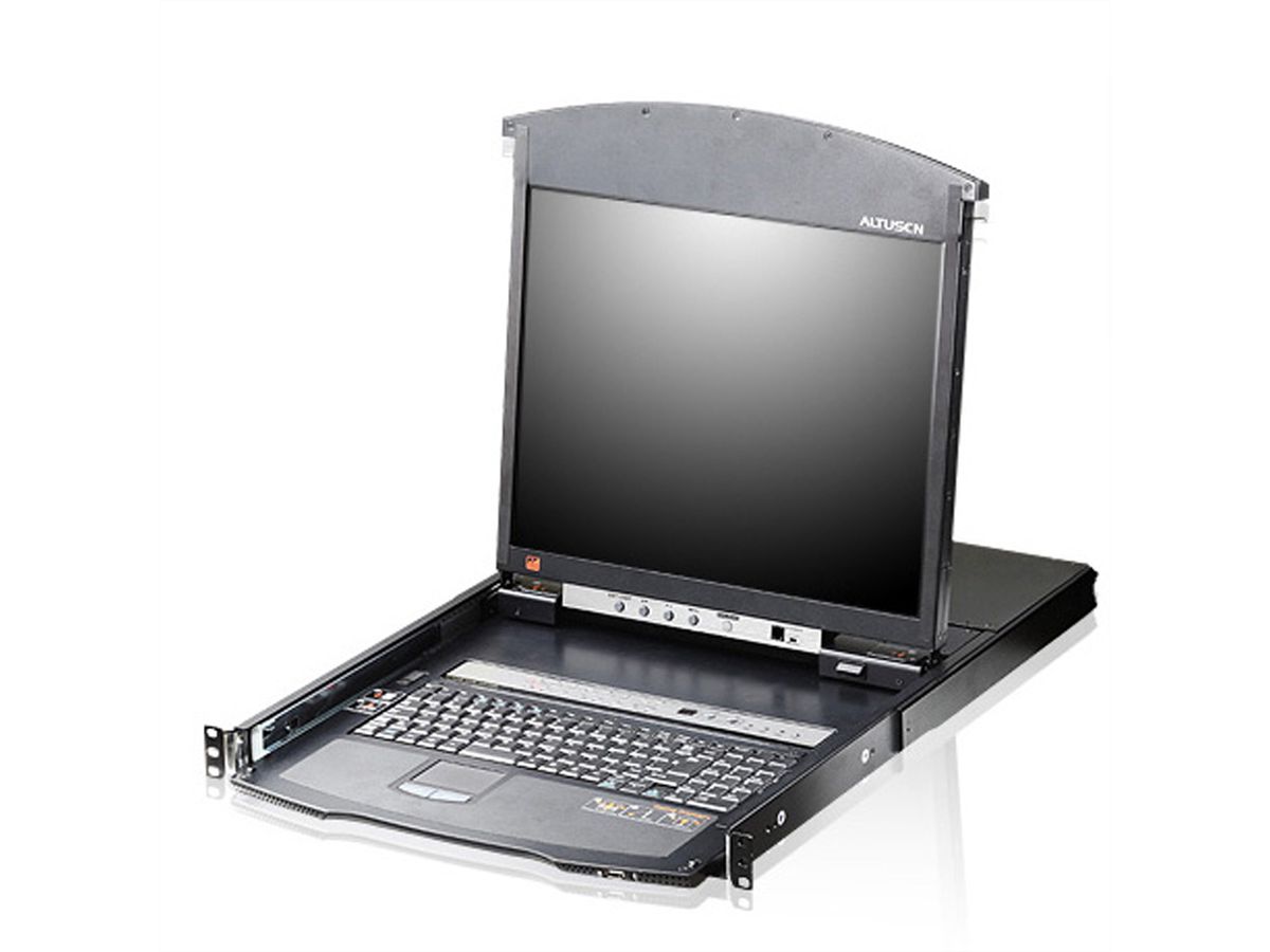 ATEN KL1508AiN 48cm LCD IP-KVM 8-Port GB, UK-Layout