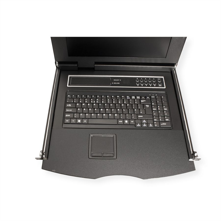VALUE 19" KVM-switch, 8-poorts, 43 cm (17") TFT (4:3), VGA, USB, FR-Layout