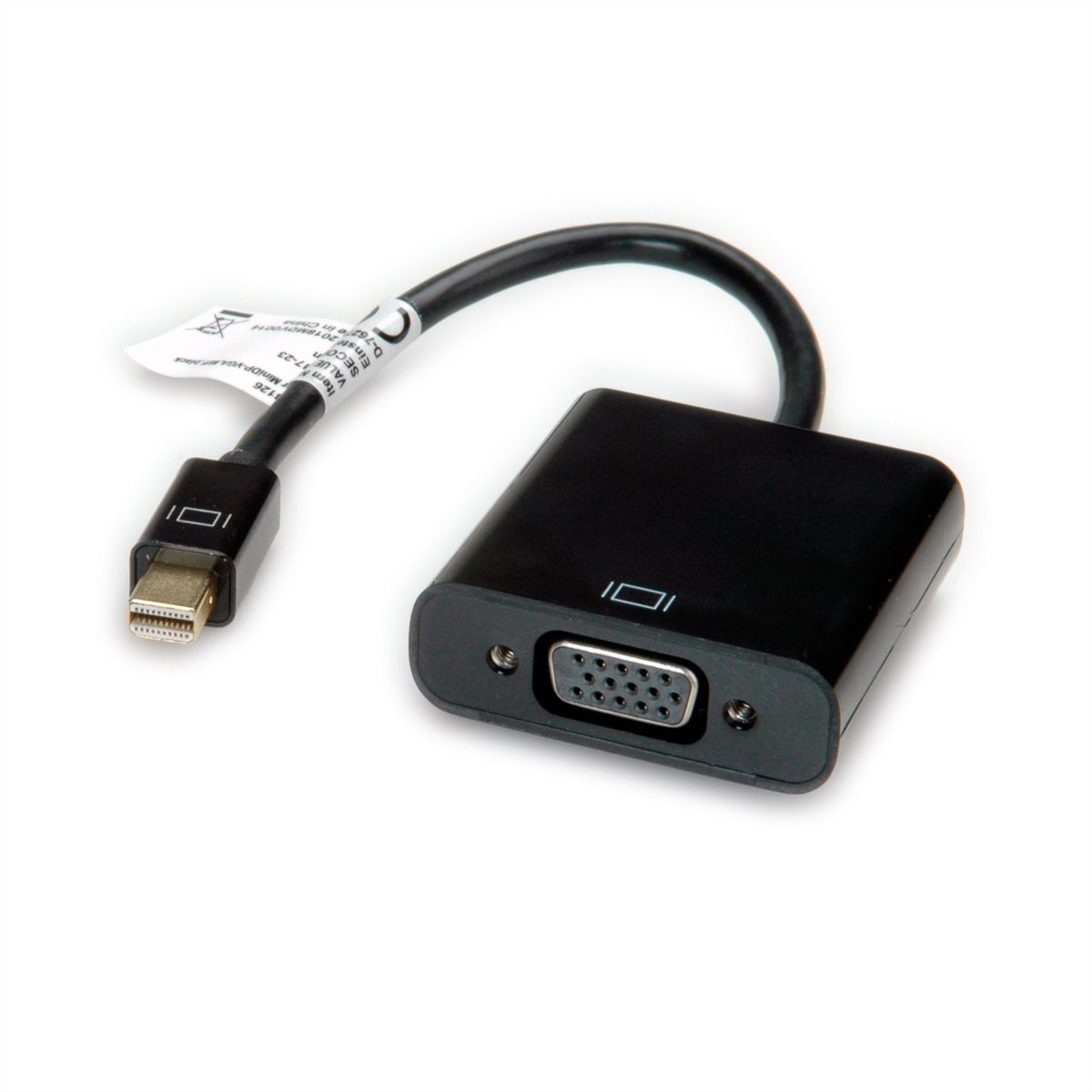 VALUE Mini DisplayPort-VGA Adapter, Mini DP Male - VGA Female