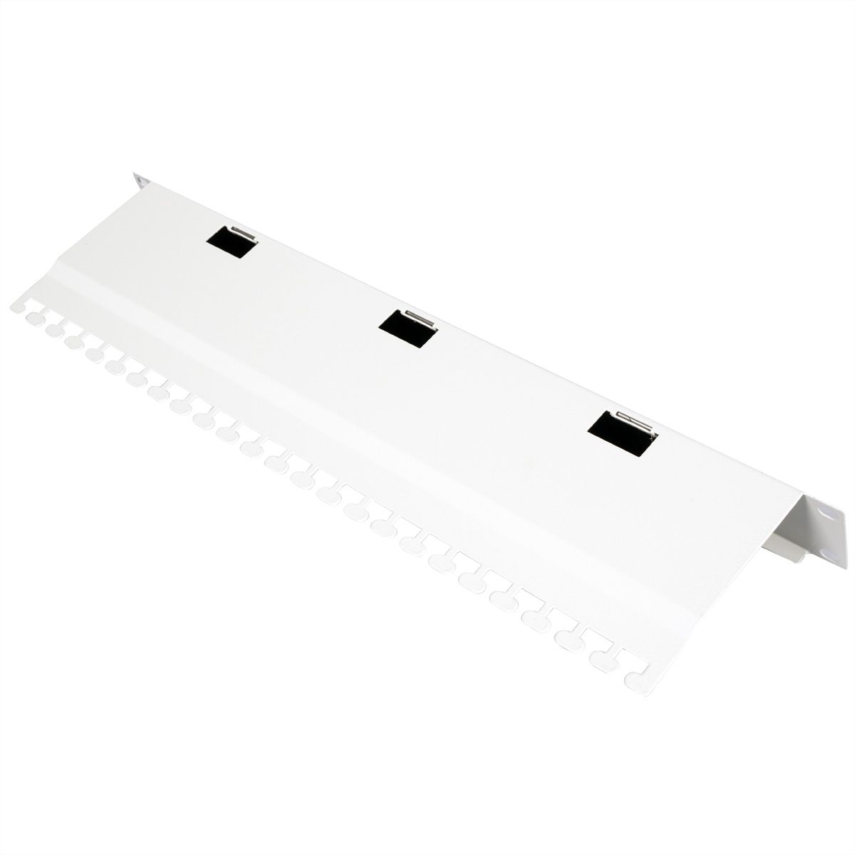 ROLINE 19-inch cable entry, with brush strip 1U grey