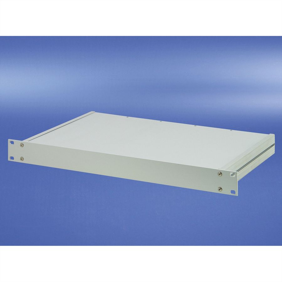 SCHROFF MultipacPRO 19" Chassis, Aluminum, Plain Top and Base, 3 U, 280 mm