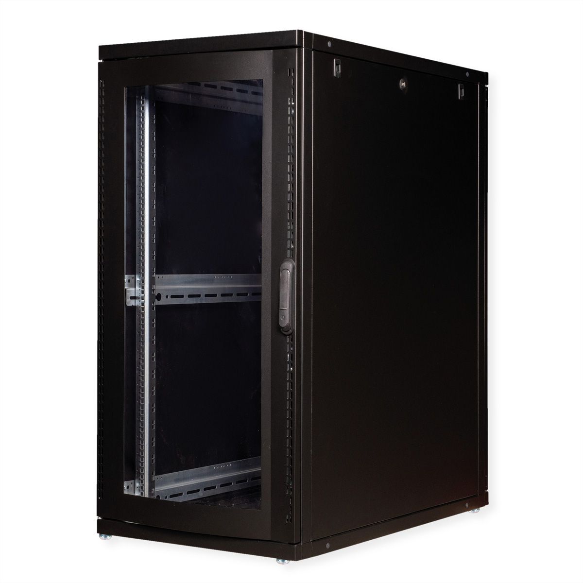 ROLINE 19-inch server rack Pro 26 U, 600x1000 WxD black Perspex