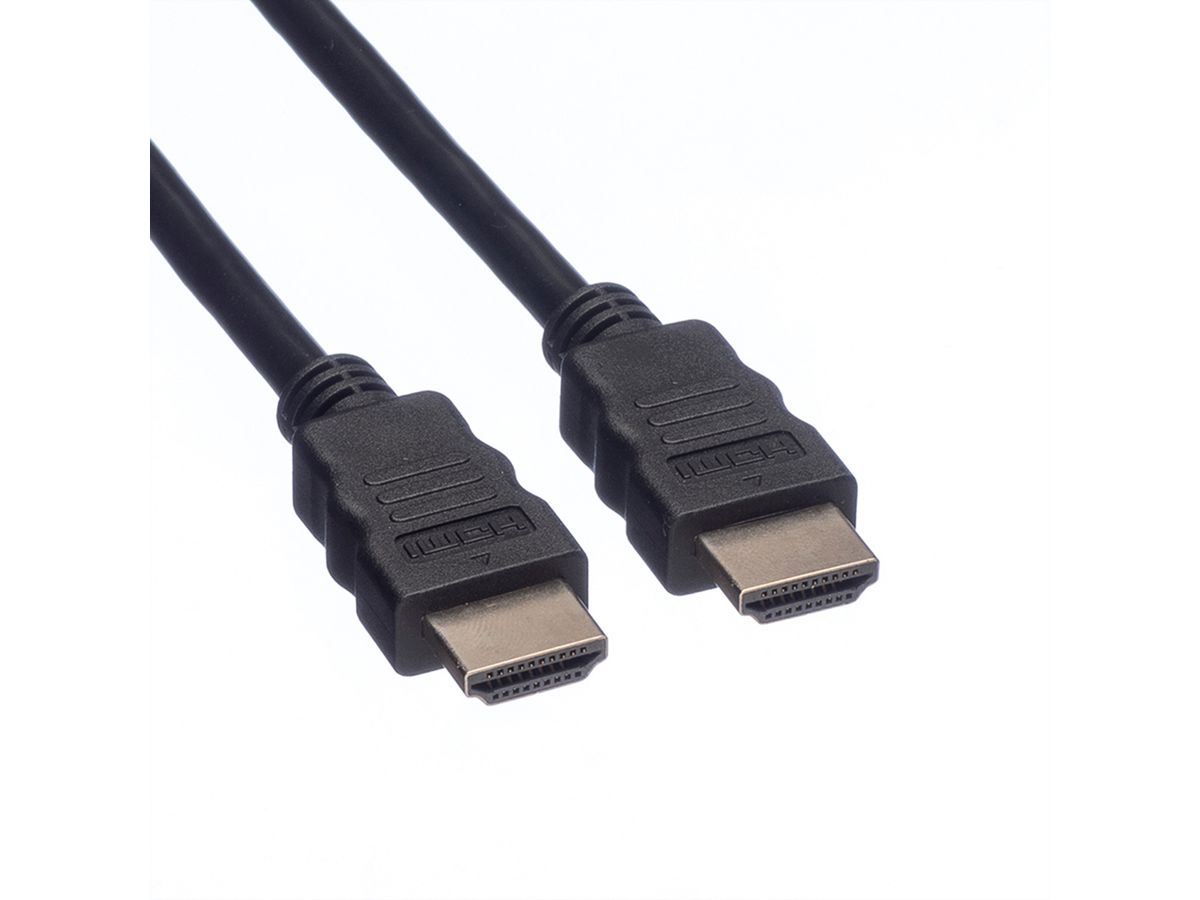 ROLINE HDMI High Speed kabel met Ethernet M-M, zwart, 15 m