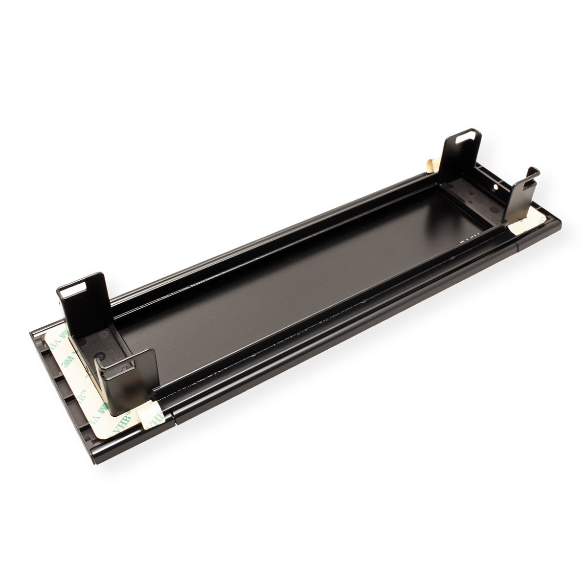 BACHMANN POWER FRAME COVER black ALU 4-fold RAL9005