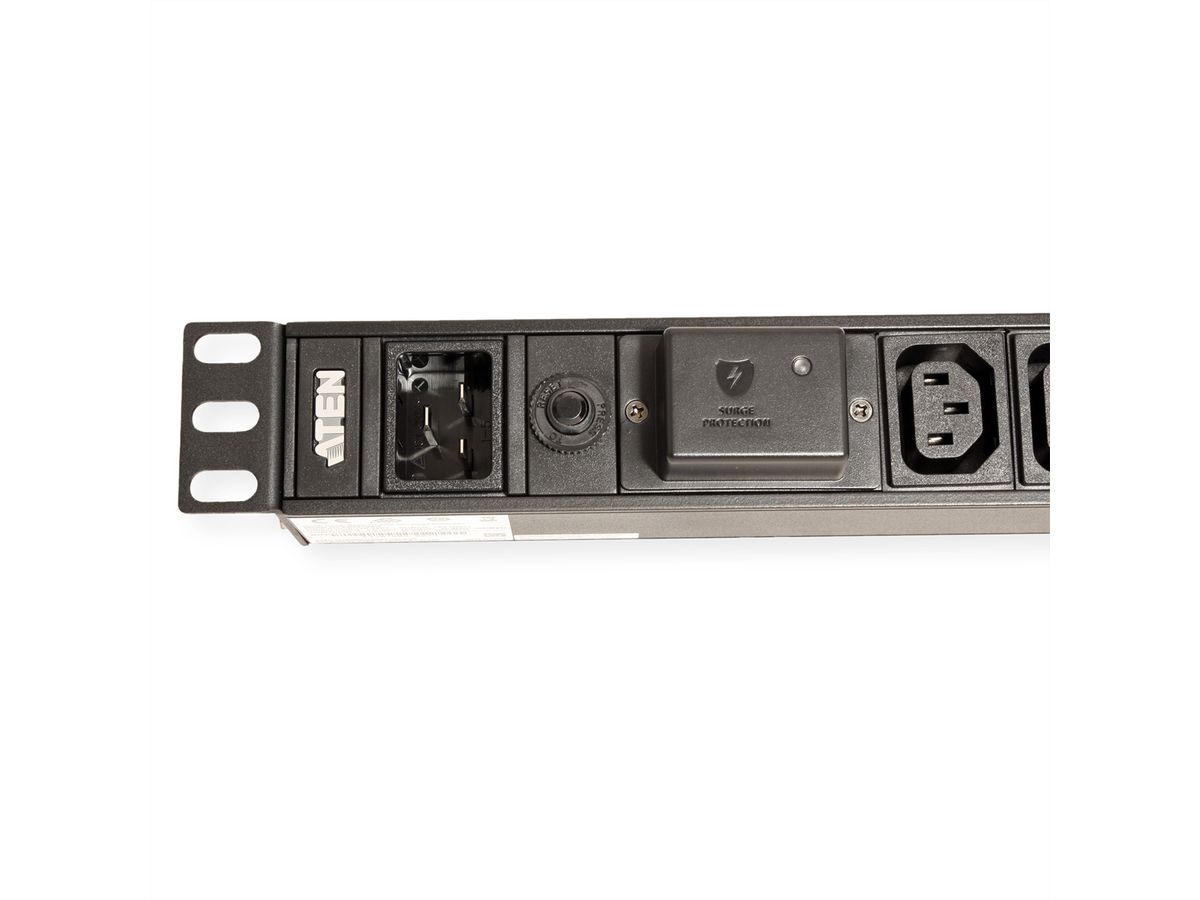 ATEN PE0210SG 1U 16A Basic PDU 10 Port