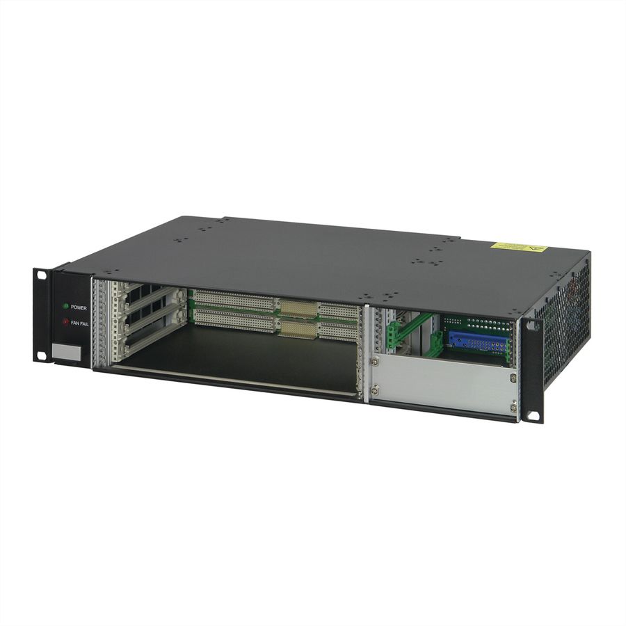 SCHROFF VME64x System, 2 U, 4 Slot, Pluggable PSU