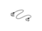 SCHROFF Mains Cable, SCHUKO/UTE to IEC C13-Angled, Grey