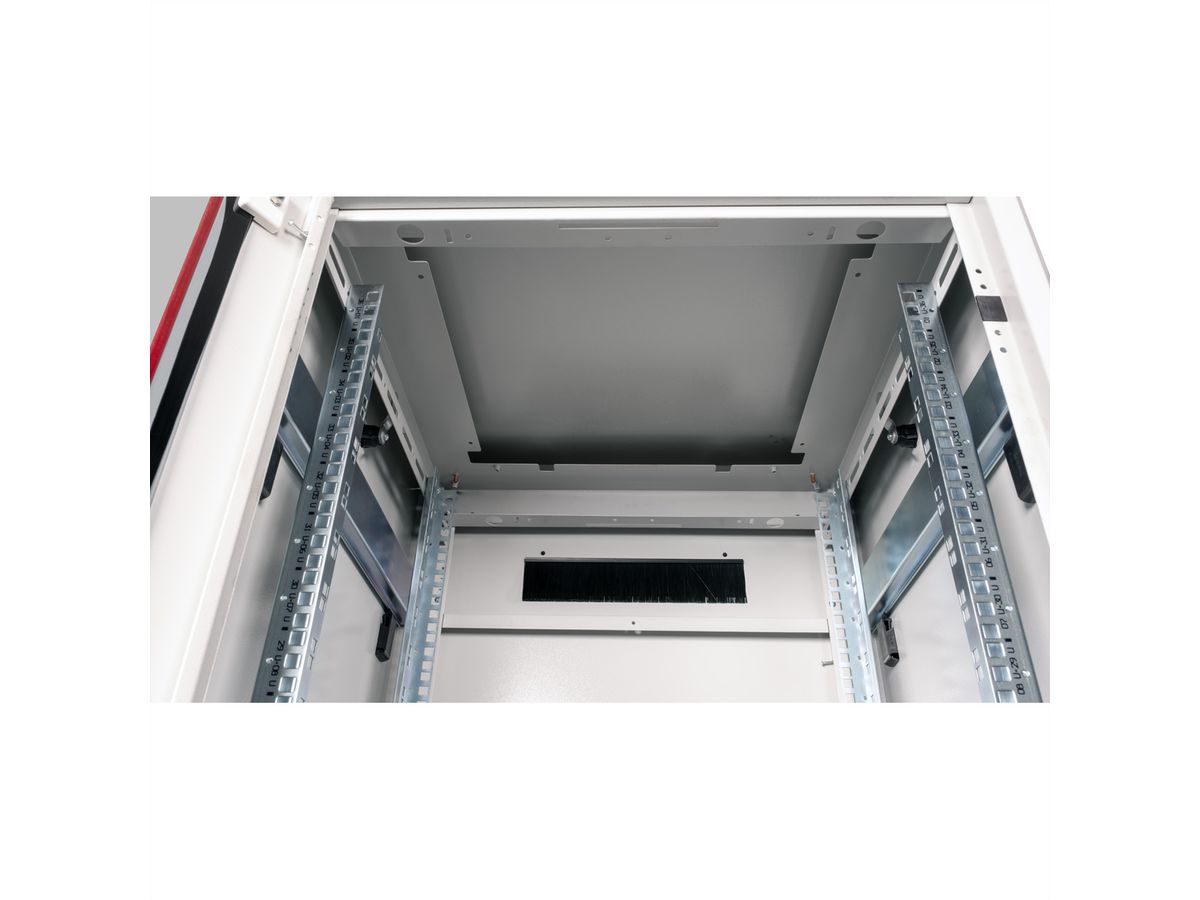 ROLINE 19-inch netwerkkast Pro 36 U, 600x600 BxD Glazen deur grijs