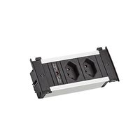 BACHMANN KAPSA XS 2xCH T13 zwart, Stroom 2,0m AEH CH T12 Zwitserland