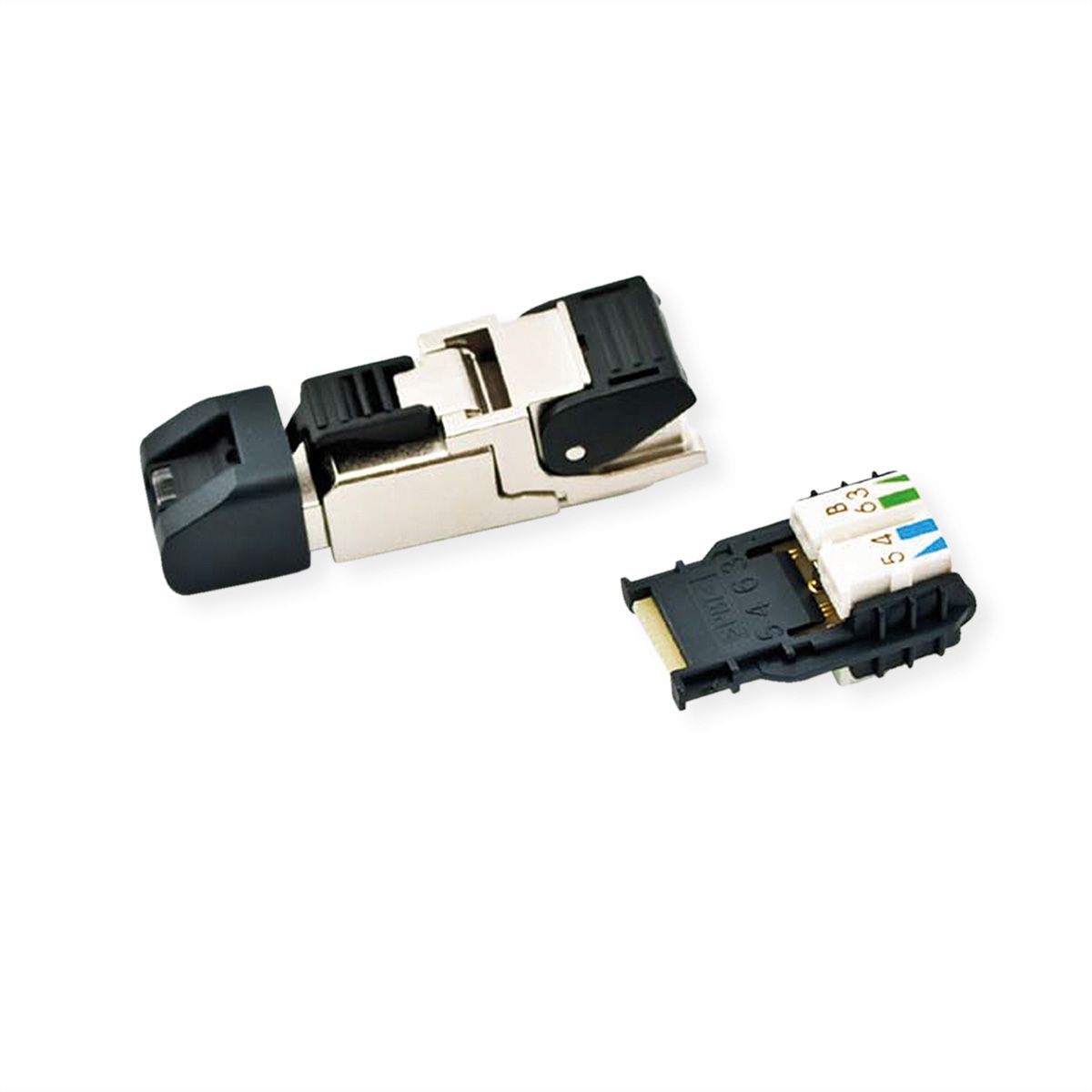 TELEGÄRTNER MFP8 RJ-45-connector Cat.6A (klasse EA) T568B voor veldmontage