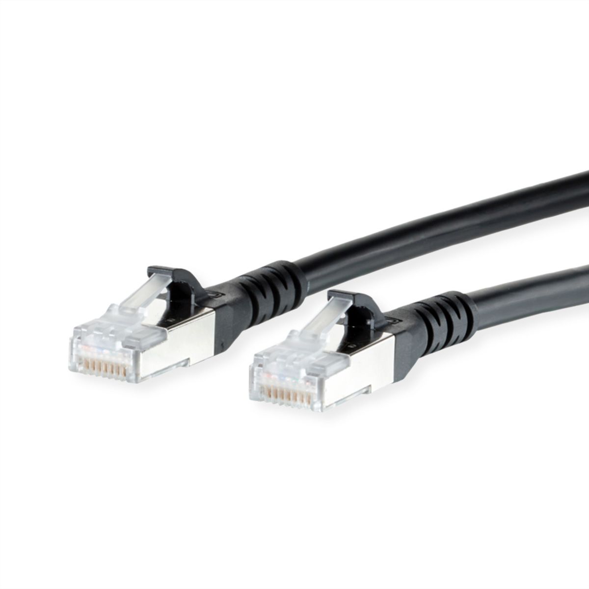 METZ CONNECT Patchkabel Cat.6A AWG 26 , LSOH, zwart, 25 m