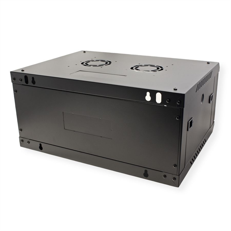 ROLINE 19" Wall Cabinet Basic Plus 4U, 600x450 BxT black