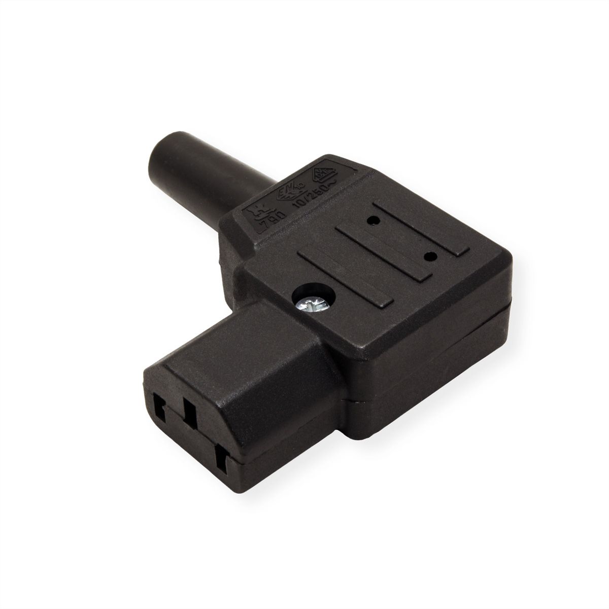 BACHMANN Apparaten stroom connector g IEC320 C13 10A/250VAC, zwart