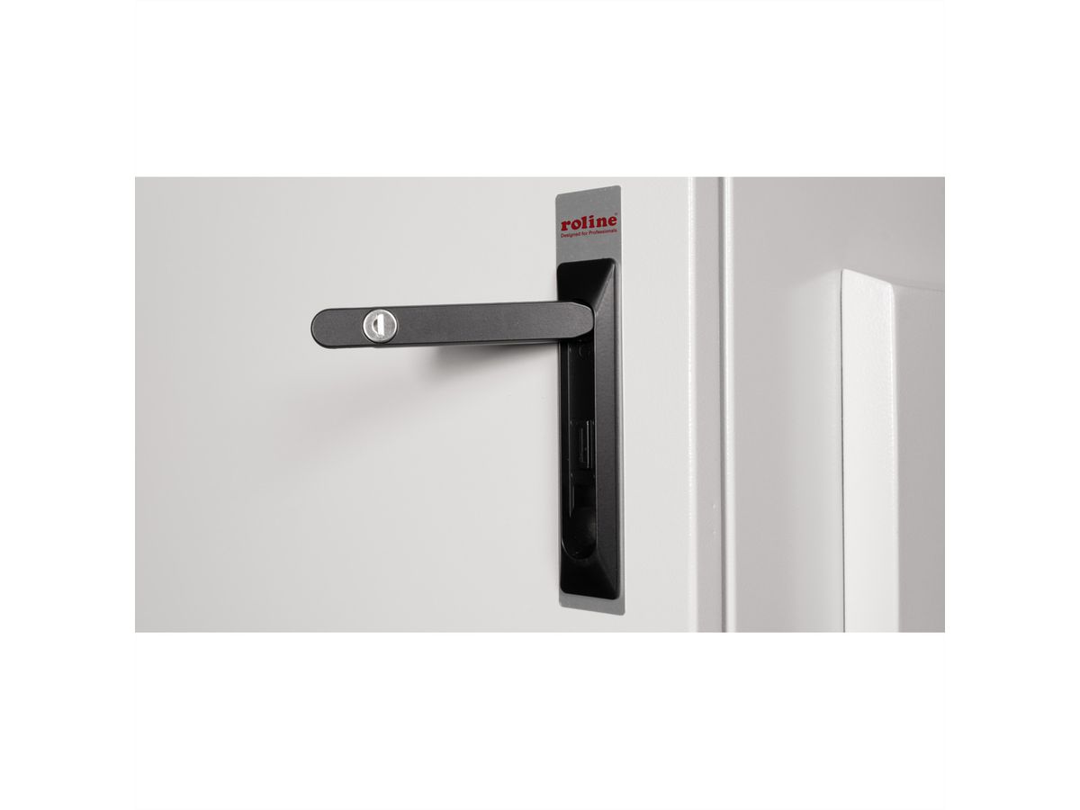 ROLINE 19-inch wandbehuizing Pro 7 U, 600x450 BxT IP55 buiten grau
