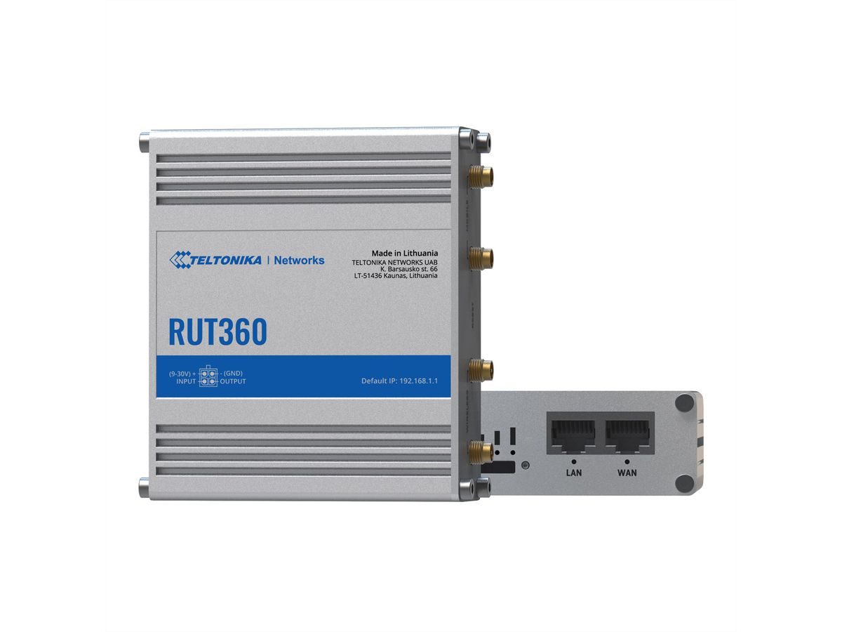 TELTONIKA RUT360 LTE/4G/3G Industriële router
