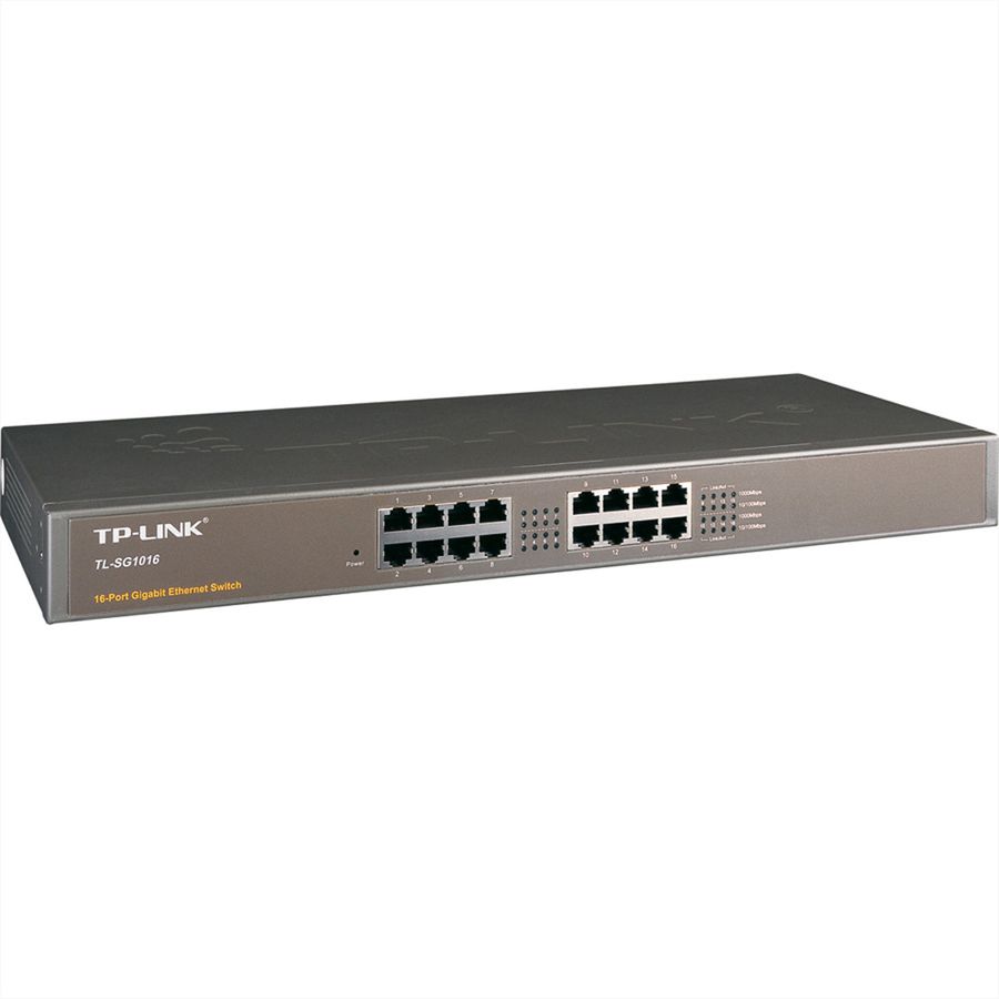 TP-LINK TL-SG1016 16-Poorts Gigabit Ethernet 19" Switch