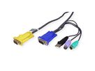 ATEN 2L-5302UP PS/2 VGA-aansluitkabel, zwart, 1,8 m