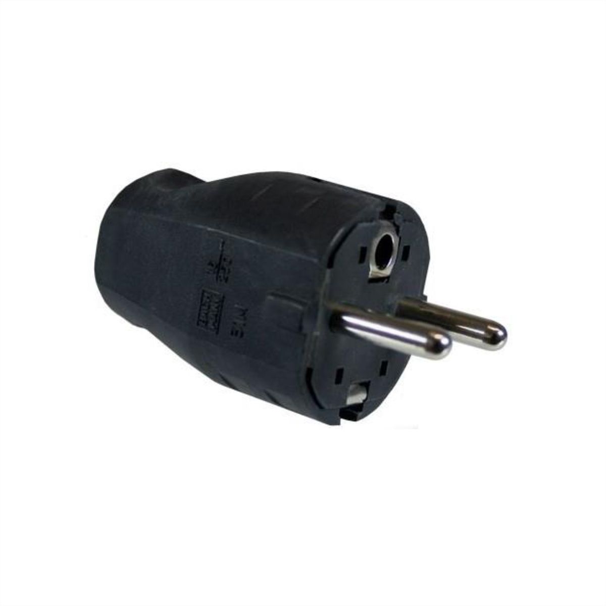 BACHMANN mounting plug, for supply cable H03VV-F3G0.75-1.0-1.5mm, black
