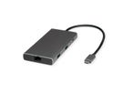 VALUE USB Type C Docking Station, HDMI+DP 4K60, 3x US3.2Gen1 (1x C + 2x A), 1x PD, 1x RJ45