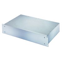 SCHROFF MultipacPRO 19" Chassis, Steel, AlZn, Plain Top and Base, 2 U, 280 mm