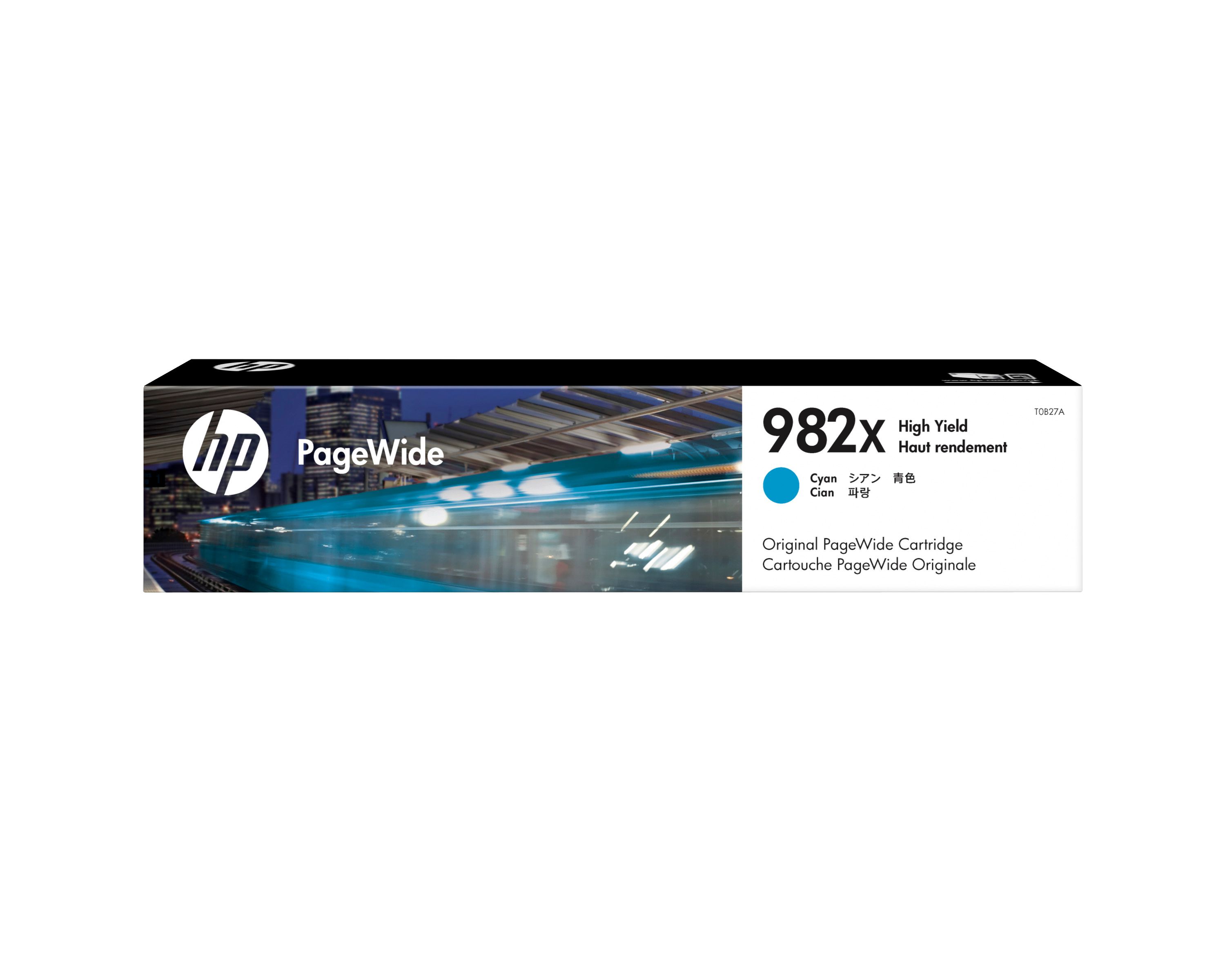 HP 982X High Yield Cyan Original PageWide Cartridge