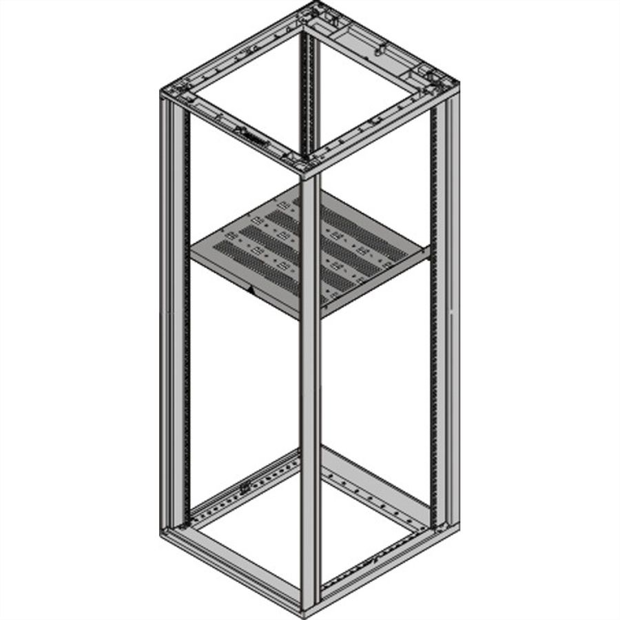 SCHROFF Novastar 19" boekenplank, stationair, 1 HE 600W 500D