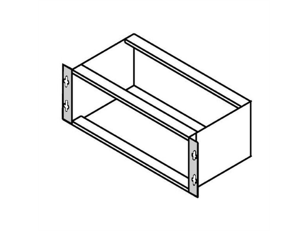 SCHROFF EuropacPRO wandmontagebeugel, 4 HE