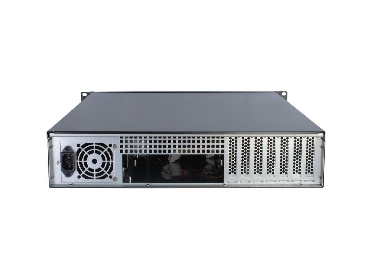 VALUE 19" Industrial Rack-Mount Server Chassis, 2UH, long, black