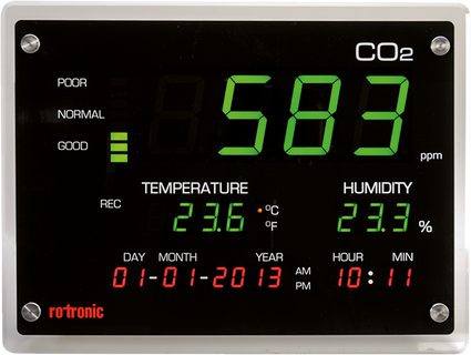 Temperatuur- en vochtigheidsmeter