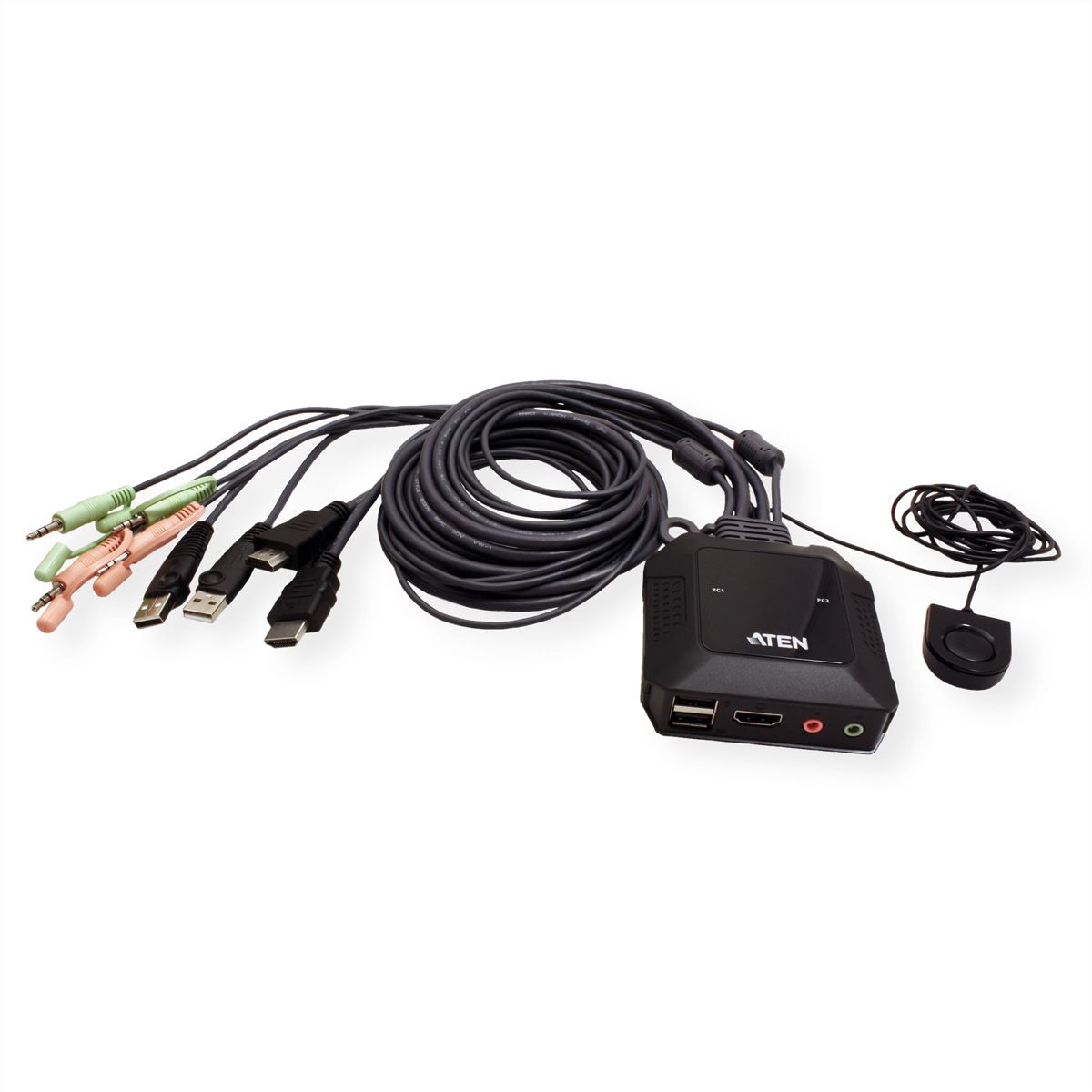 ATEN CS22H 2-Poorts USB 4K HDMI KVM Switch