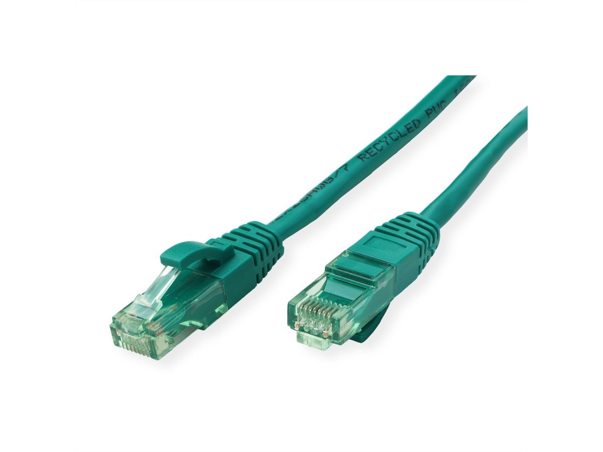 ROLINE RM Patchkabel Cat.6A UTP, groen, 5 m