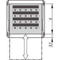 SCHROFF 19" telescopisch plateau voor Varistar, Novastar, Eurorack, 70 kg, RAL 7035, 600W 800D