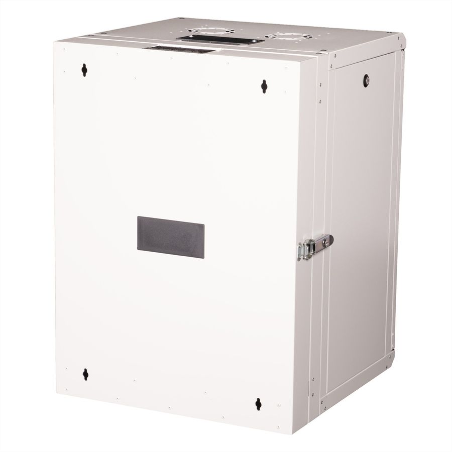 ROLINE 19-inch wall-mounted housing Pro 16 U, 600x600 WxD two-part swivelling grey