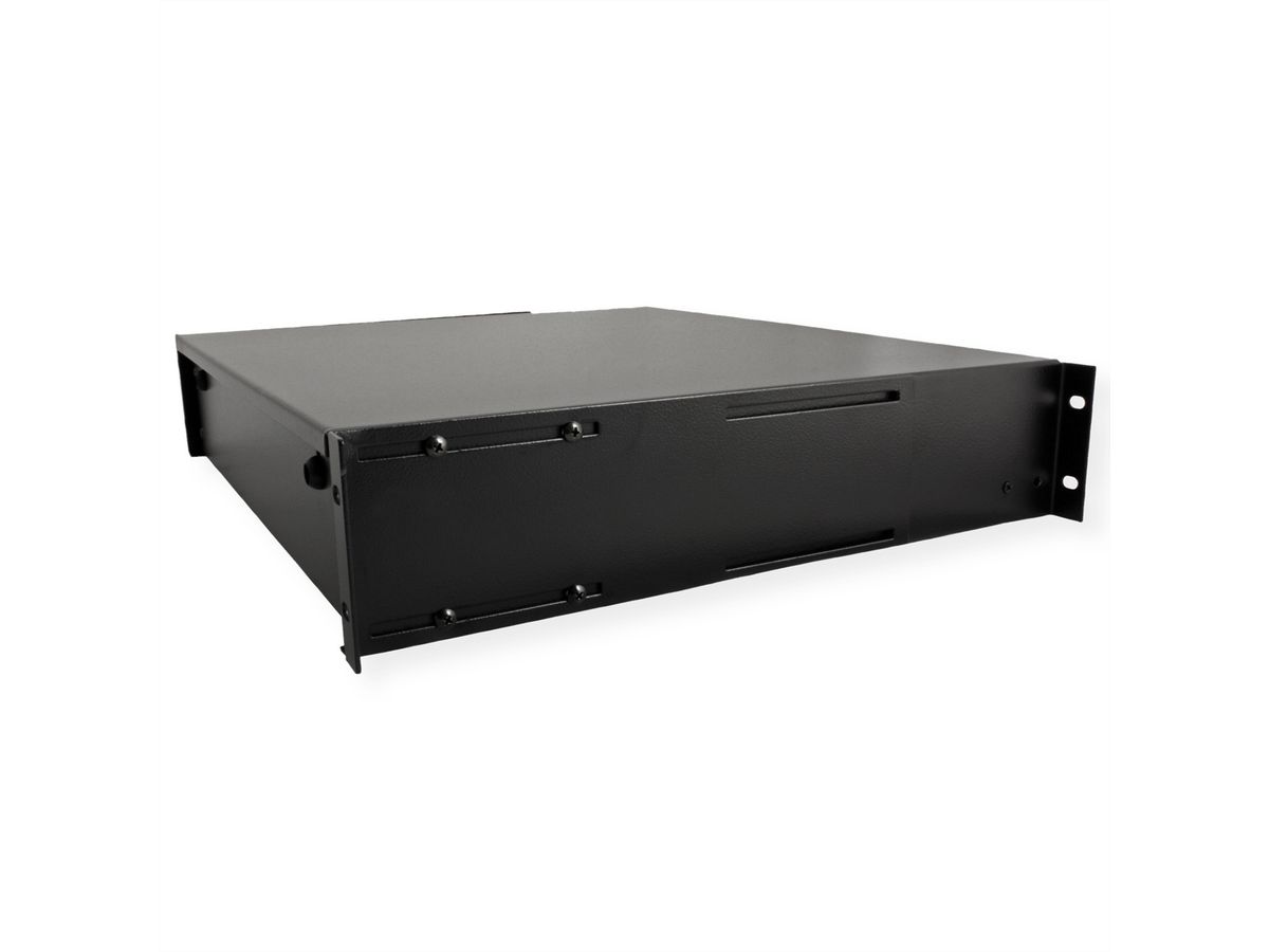 ROLINE 19-inch keyboard insert 2 U, 400 T lockable black