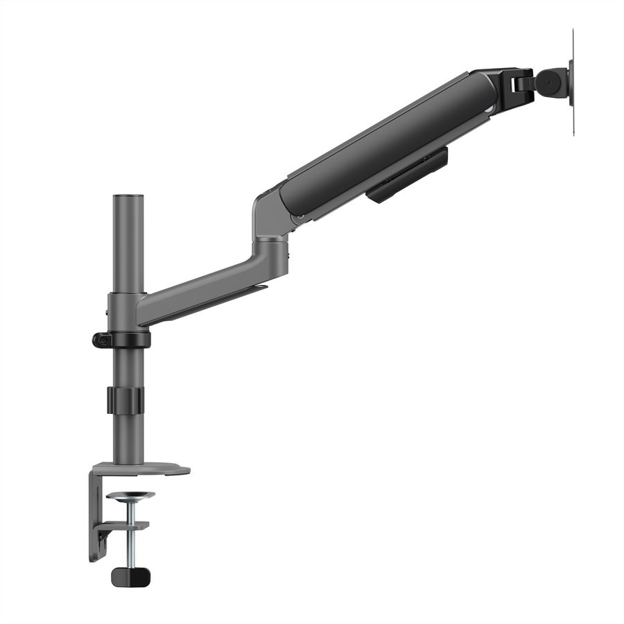STANDARD Pole-Mounted Monitor Arm, Mechanical Spring, 17–32 inch, max. 10 kg, black