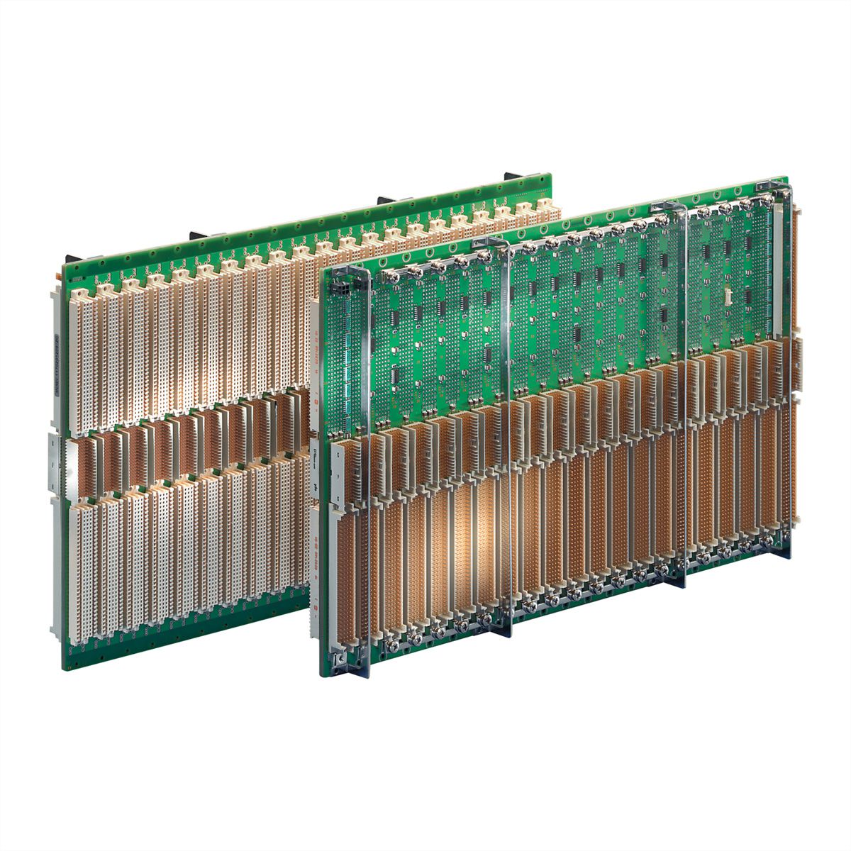 SCHROFF VME64x Backplane, 6 U, 10 Slot zonder P0