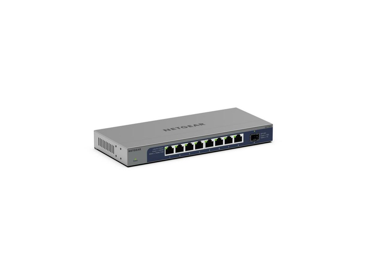 NETGEAR GS108X Unmanaged L2 Gigabit Ethernet (10/100/1000) Grey