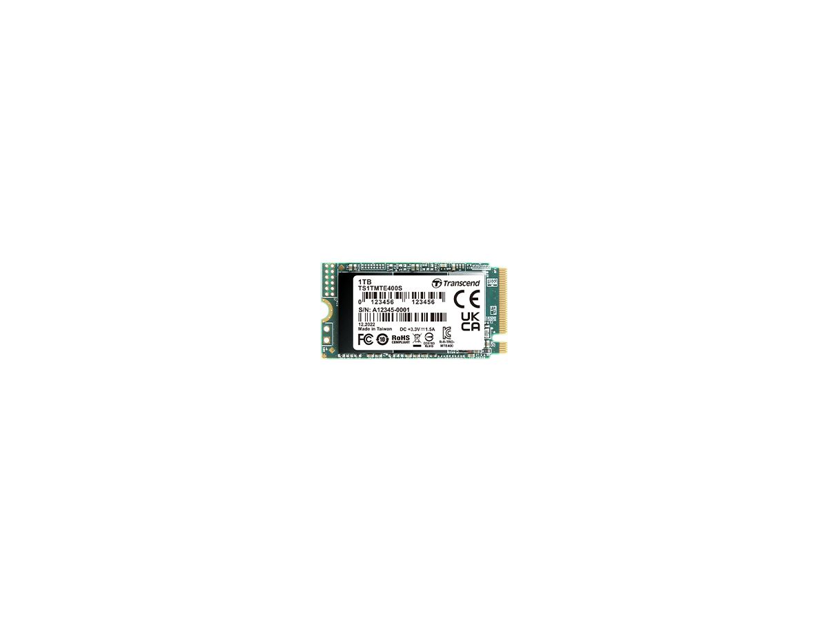 Transcend PCIe SSD 400S M.2 1000 GB PCI Express 3D NAND NVMe