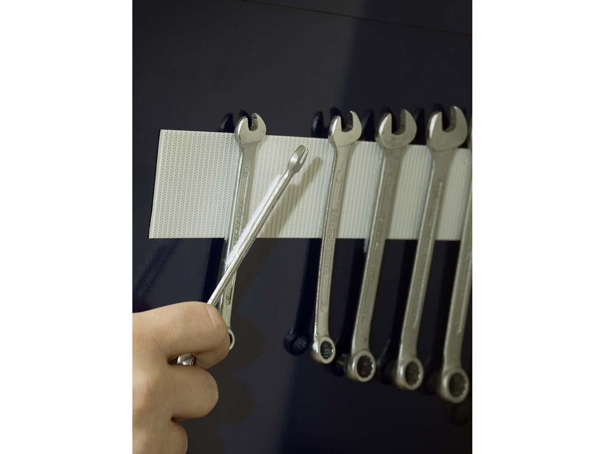 VELCRO® extra sterke zelfklevende klittenband met haak en lus 50 mm x 2,5m wit