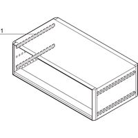 SCHROFF RatiopacPRO EMC Shielding Kit, Side Panel to Cover Plate, 435 mm