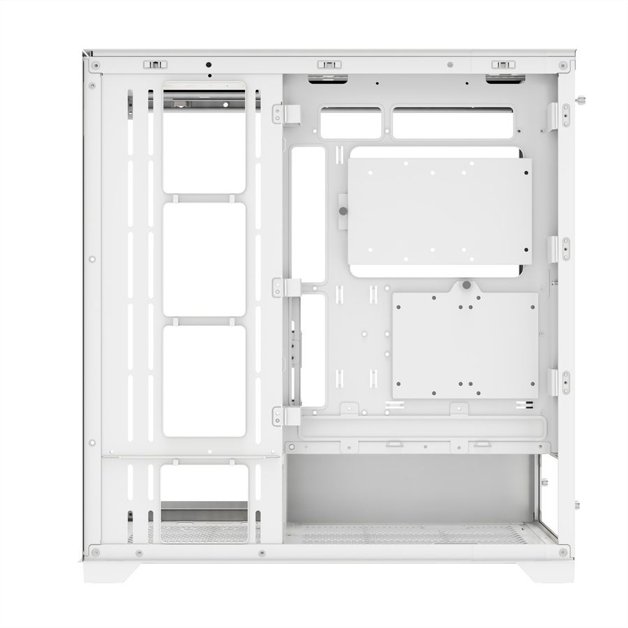 XILENCE Xilent Gleam X818.W.ARGB Gaming ATX PC-behuizing wit, RGB ATX Midi Tower