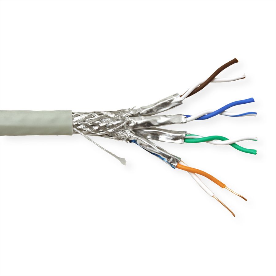 VALUE S/FTP Kabel Cat.6A (Class EA), Massief, Eca, 300 m