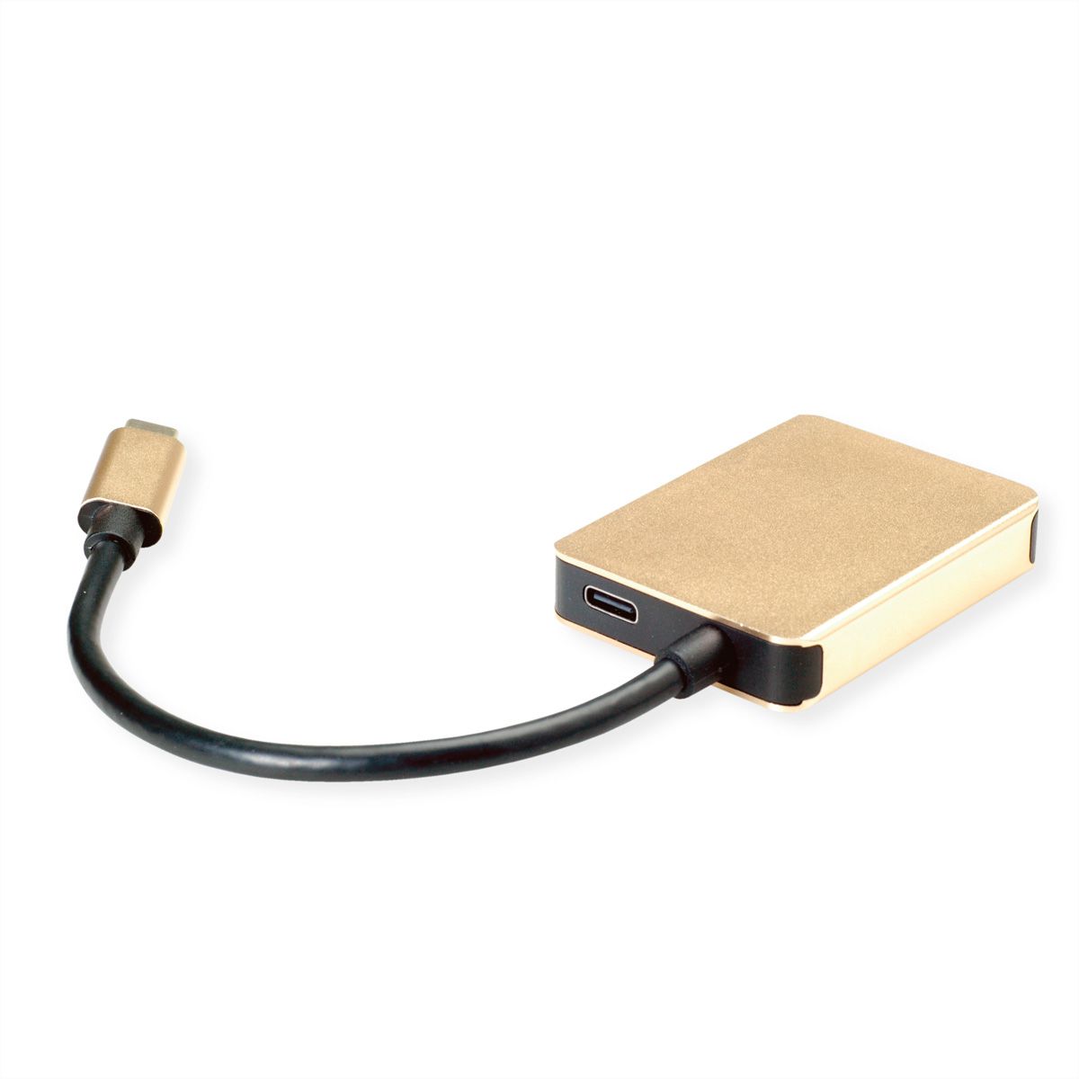 ROLINE GOLD USB-C Docking Station, HDMI 4K, 2x USB 3.2 Gen 1, 1x PD