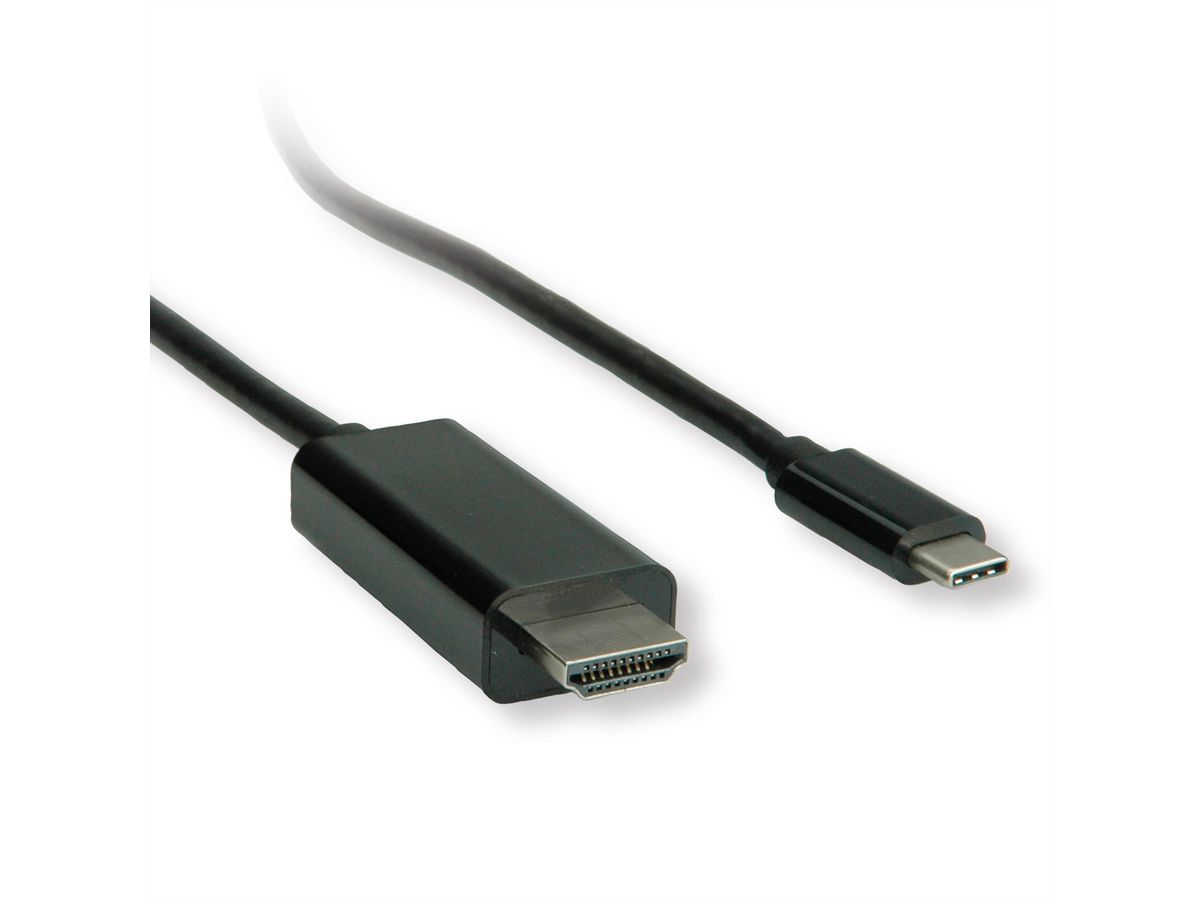 ROLINE Type C - HDMI Cable, M/M, 1 m