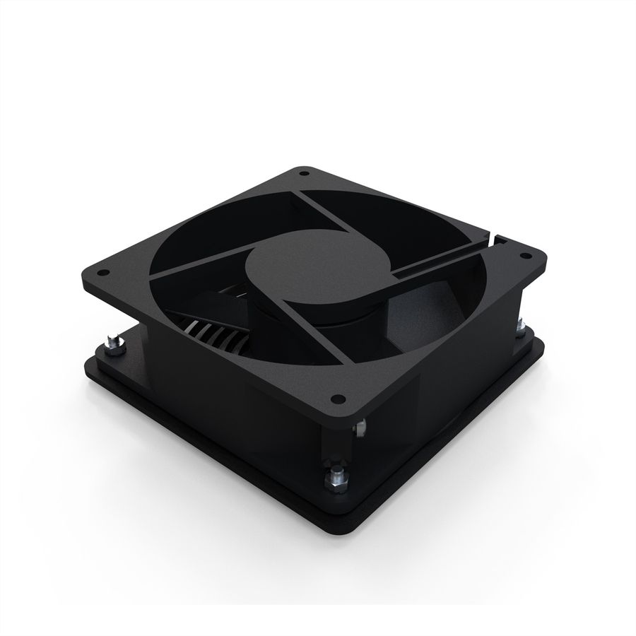 SCHROFF VARISTAR Ventilator met veiligheidsgaas, 38mm, 230V