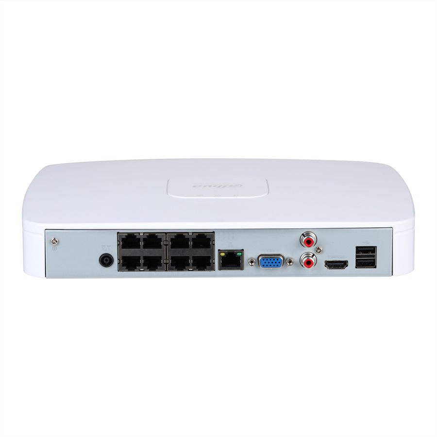 DAHUA DHI-NVR2108-8P-I2, 8CH 1HDD Smart 1U Netzwerk-Videorekorder