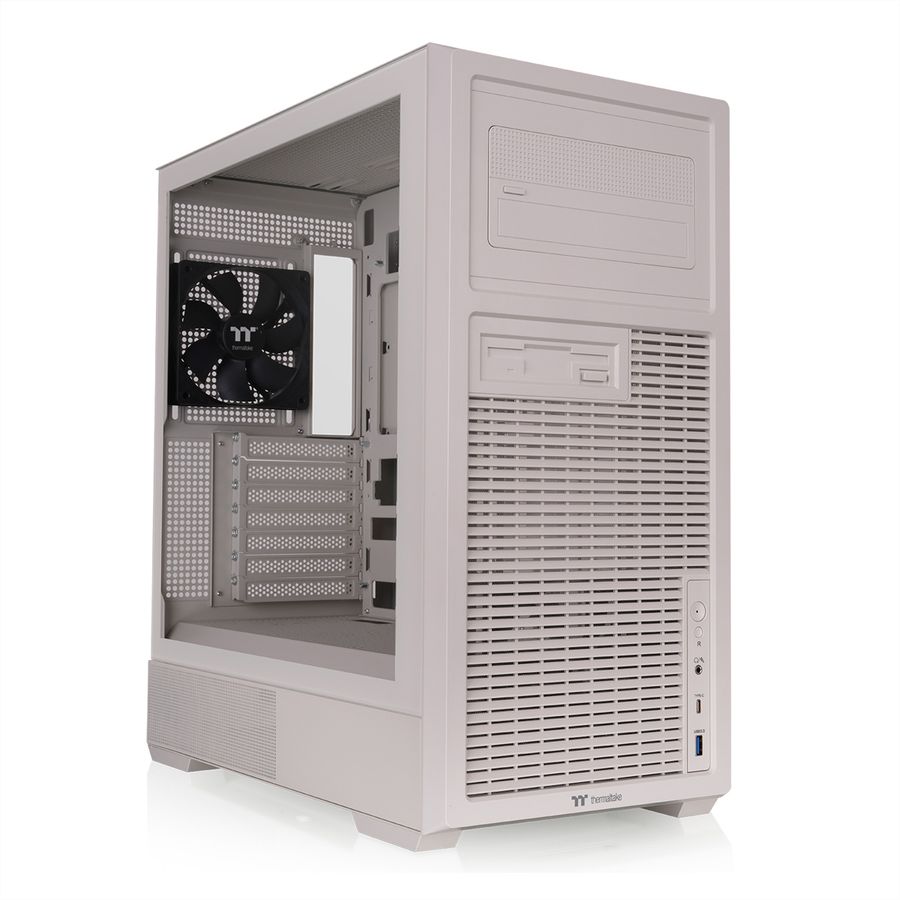 Thermaltake Retro 360 TG Mid Tower Case, Beige