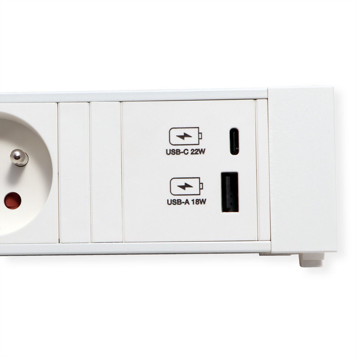 BACHMANN POWER FRAME 2xUTE 1xUSB A/C 22W 0.2m GST18