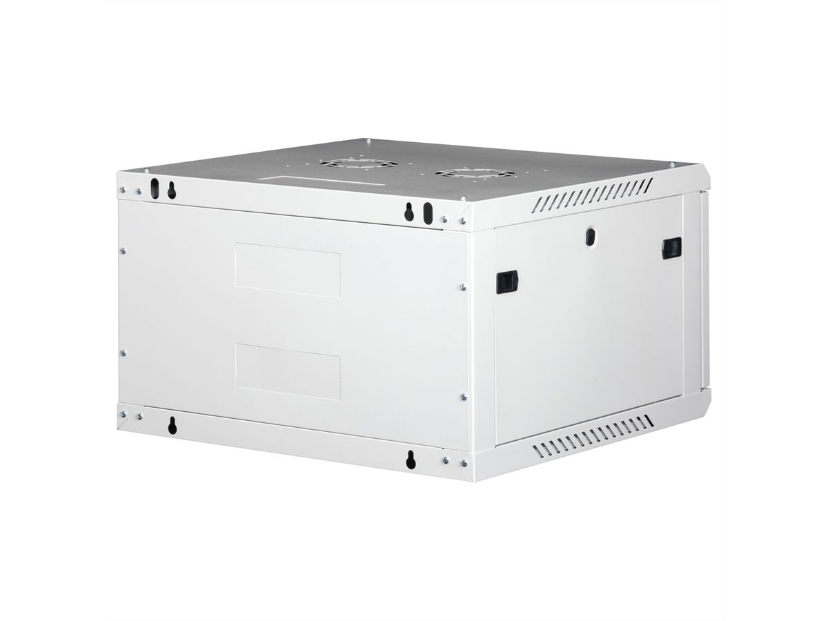 ROLINE 19" Wall Cabinet Basic Plus 6U, 600x600 BxT grey